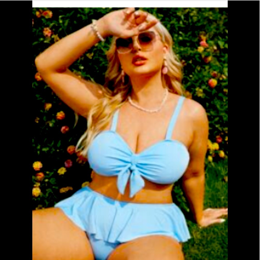 Shein 3XL adorable skirted bikini